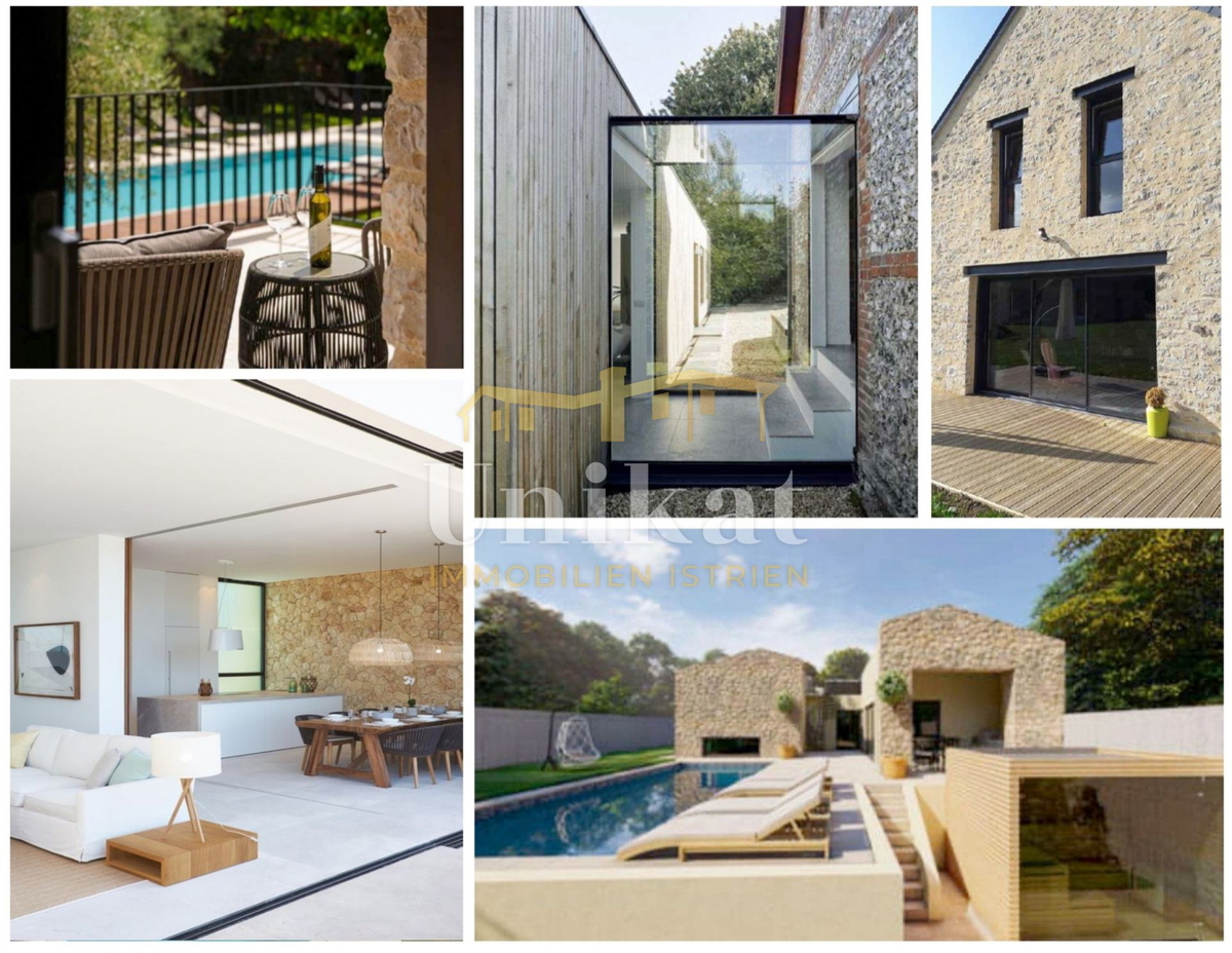 Casa su grande terreno in Istria Centrale